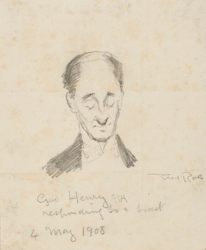 George henry ('george henry ara responding to a toast') npg d43063