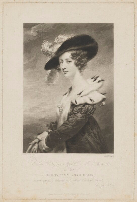 Georgiana (howard), lady dover npg d35378