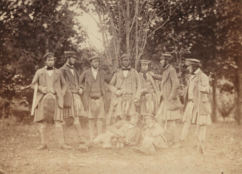 D. kennedy, j. smith, willy stewart, john brown, f. farquarson, john morgan, charlie coutts, p. robertson and john grant npg p22(17)