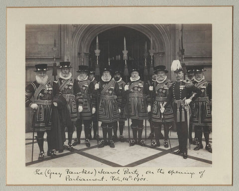 'The (Guy Fawkes) Search Party on the opening of Parliament' NPG x135496