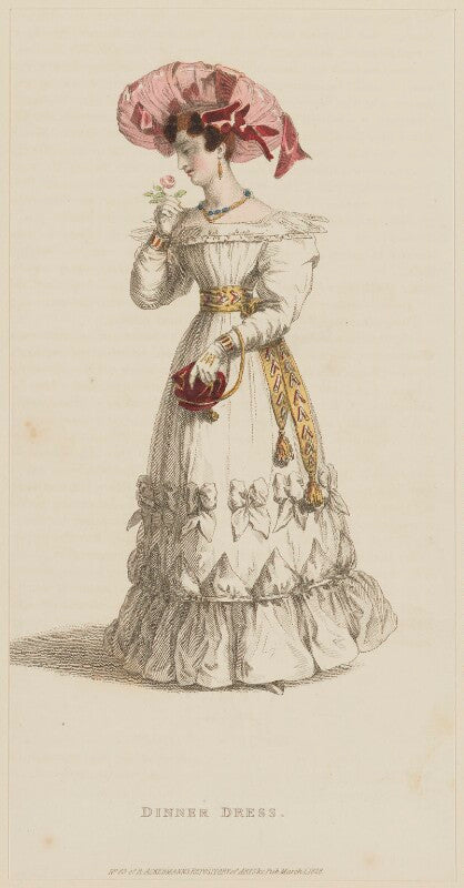 'dinner dress', march 1828 npg d47610