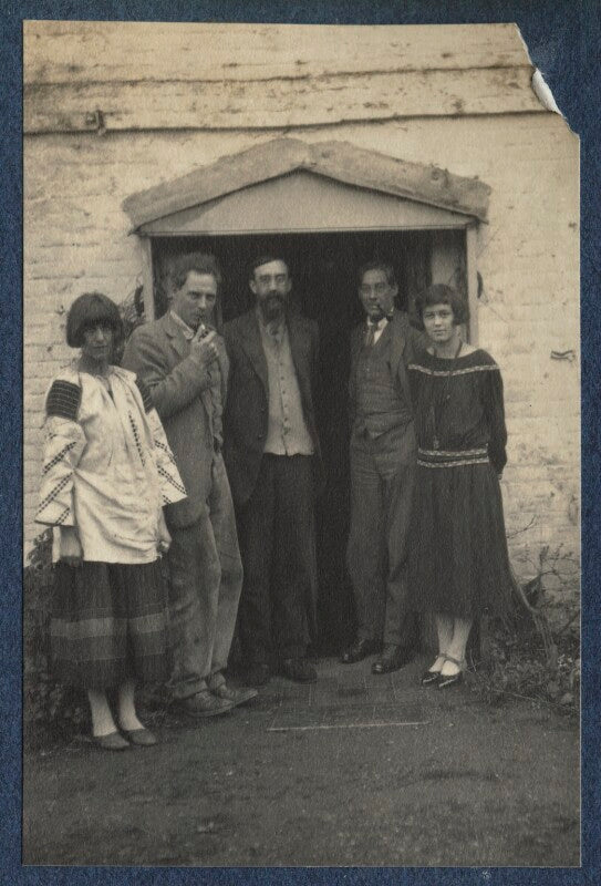 Dora carrington; ralph partridge; lytton strachey; oliver strachey; frances partridge npg ax141540
