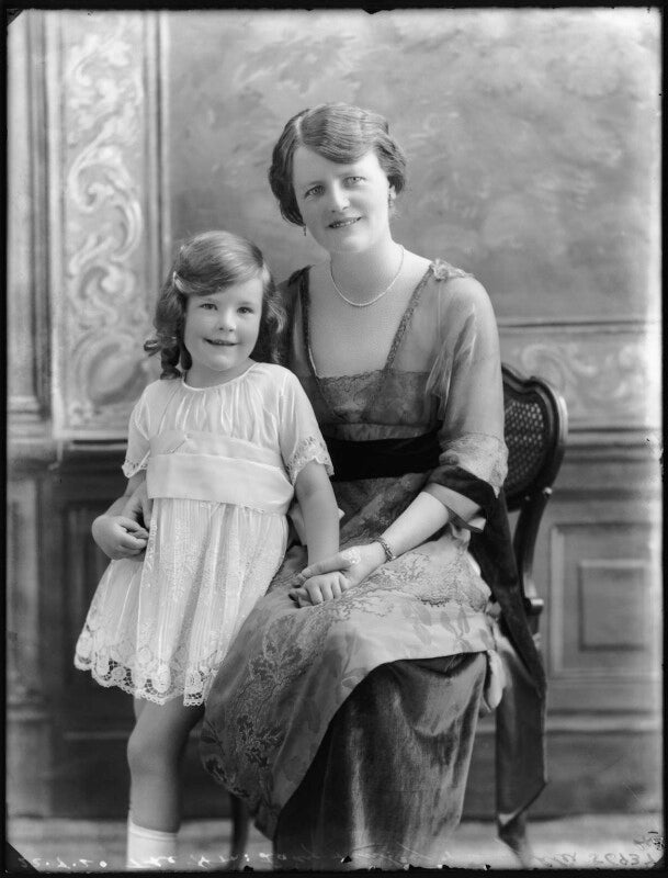 Beatrice marion (née hall), viscountess finlay; hon. rosalind mary hayes (née finlay) npg x75073