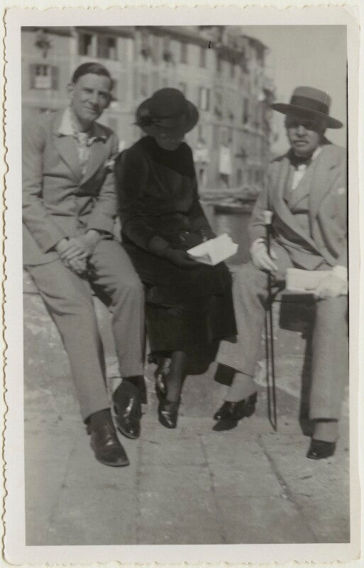 Siegfried sassoon; florence (née kahn), lady beerbohm; sir max beerbohm npg x46601