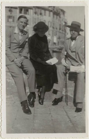 Siegfried Sassoon; Florence (née Kahn), Lady Beerbohm; Sir Max Beerbohm NPG x46601