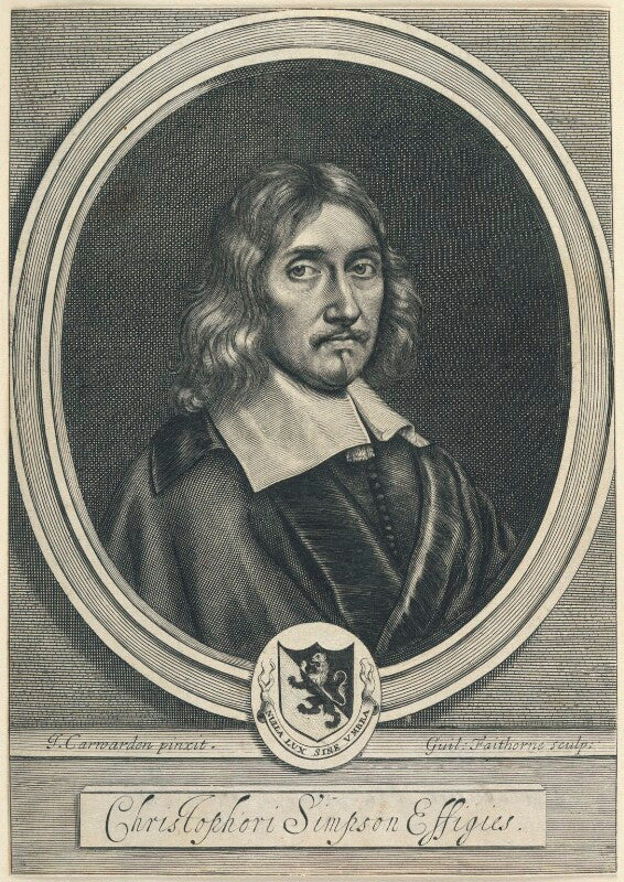 Christopher simpson (sympson) npg d22935