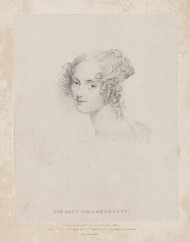 Jane elizabeth, countess of ellenborough npg d36146