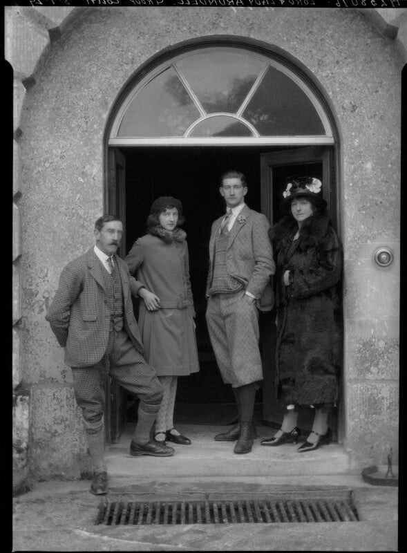 Group photograph taken at the arundell family home wardour castle, wiltshire, npg x47480