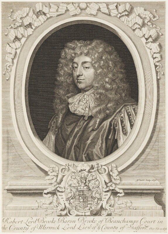 Robert Greville, 4th Baron Brooke of Beauchamps Court NPG D19238