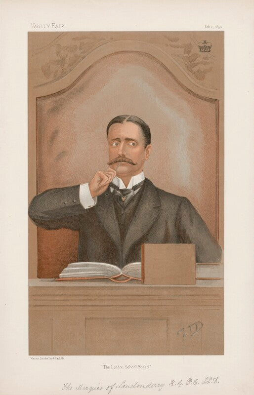 Charles stewart vane tempest stewart, 6th marquess of londonderry ('statesmen. no. 665.') npg d44789