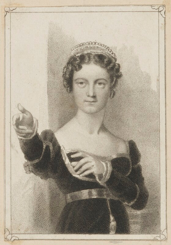 Frances harriet kelly as belvidera in otway's 'venice preserve' npg d38634