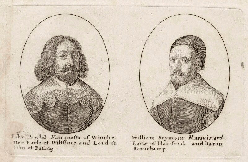 John paulet, 5th marquess of winchester; william seymour, 2nd duke of somerset npg d28165
