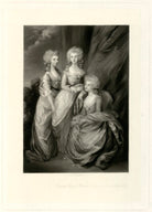 The three eldest daughters of King George III NPG D33317