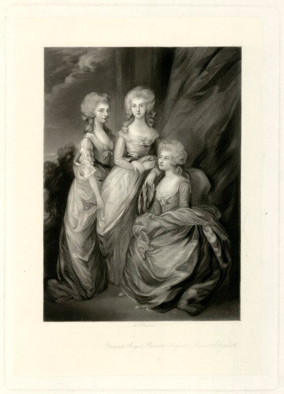 The three eldest daughters of king george iii npg d33317