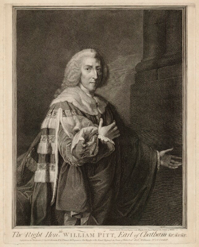 William pitt, 1st earl of chatham npg d32904