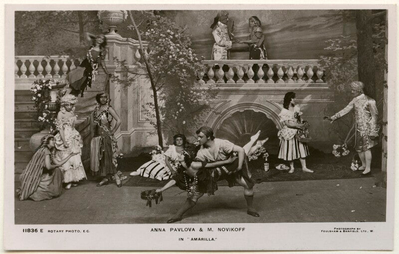 Anna pavlova and laurent novikoff in 'amarilla' npg ax160383