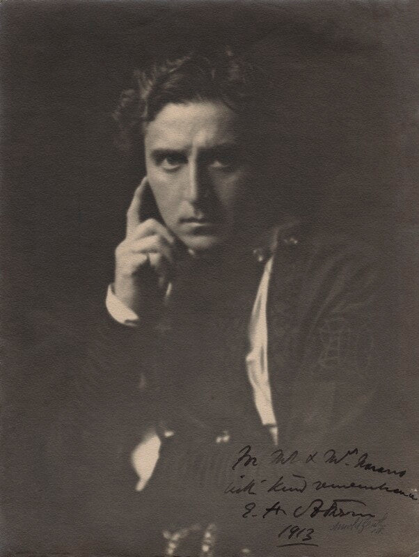 Edward hugh sothern as hamlet in 'hamlet' npg x19014
