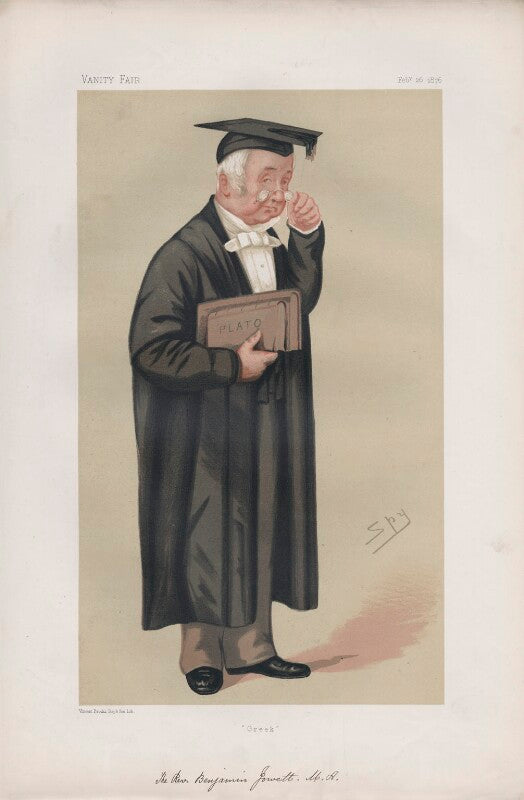 Benjamin jowett ('men of the day. no. 124.') npg d43733