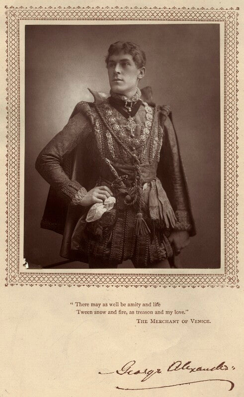 Sir george alexander (george samson) as bassanio in 'the merchant of venice' npg x5153