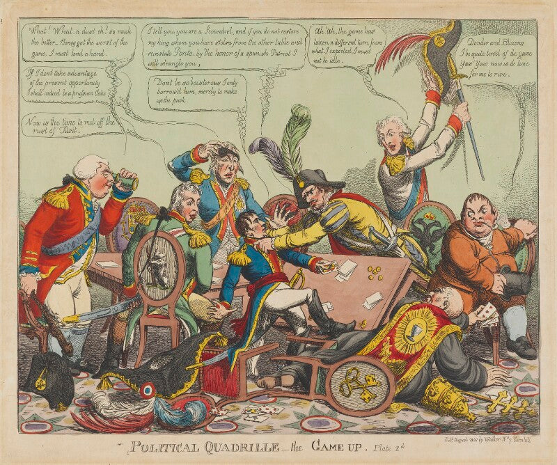 Political quadrille   the game up npg d48870