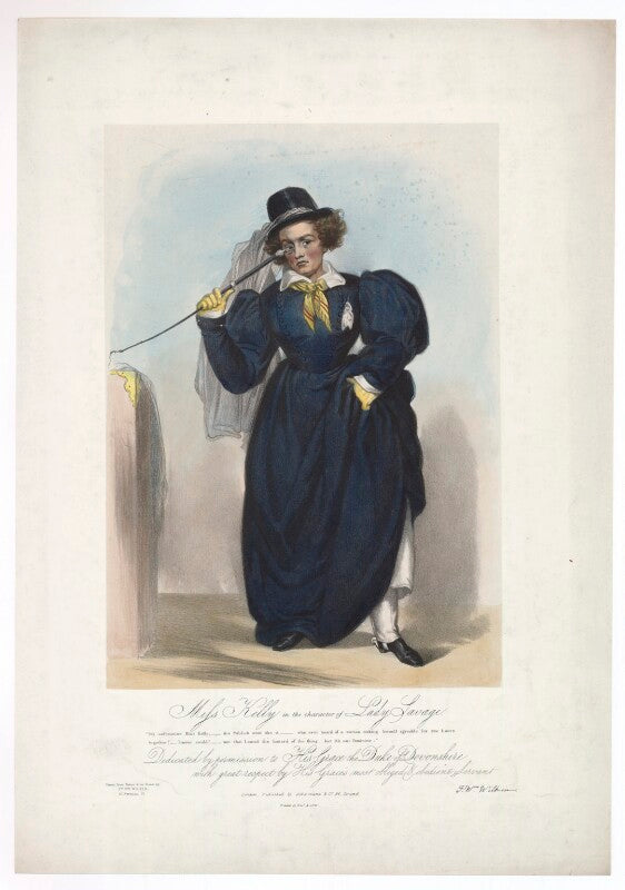 Frances ('fanny') maria kelly as lady savage npg d36785