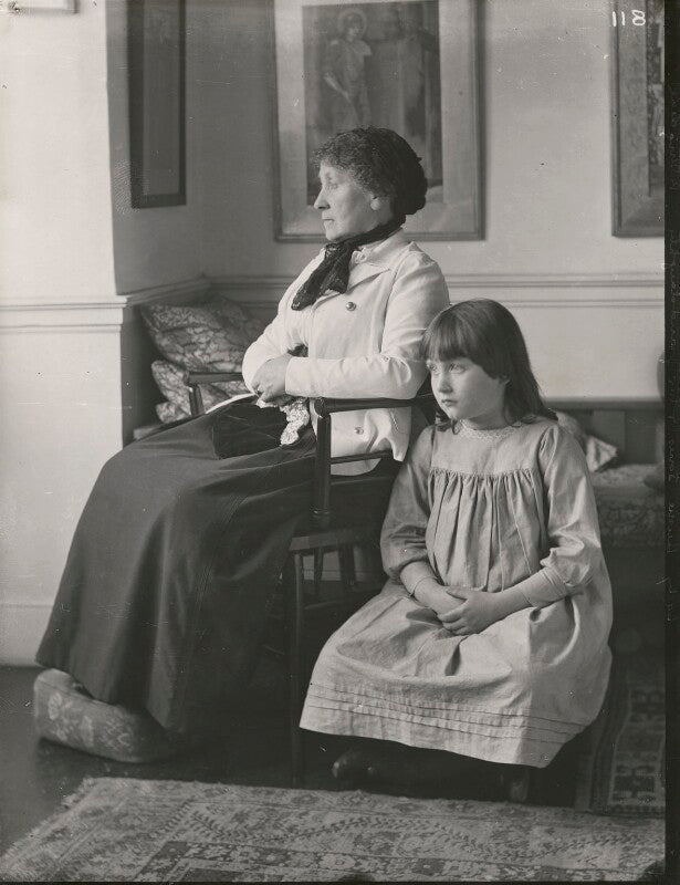 Georgiana (née macdonald), lady burne jones; clare mackail npg x200785