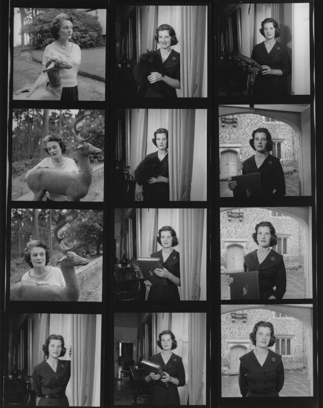 Sarah elizabeth wallop bruce (née william powlett) and an unknown woman npg x195160