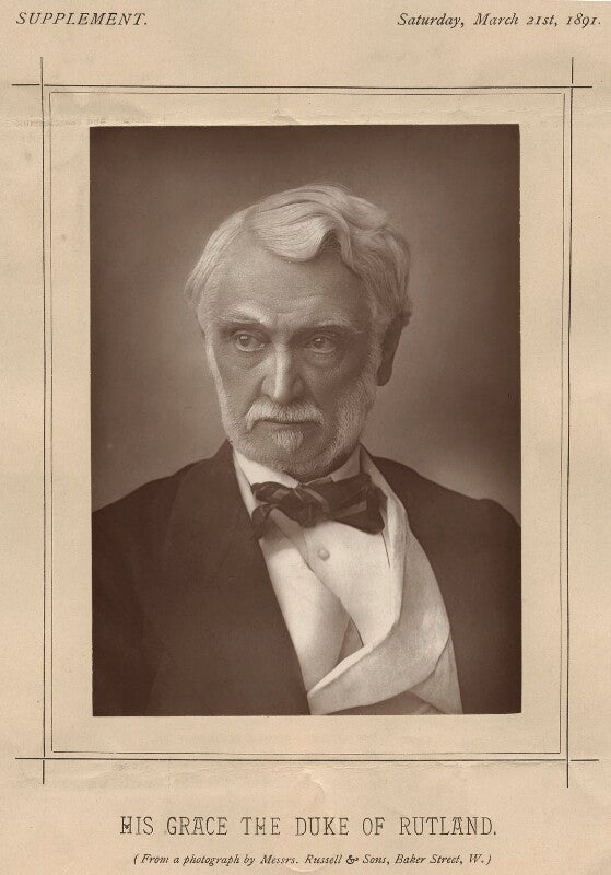 John james robert manners, 7th duke of rutland npg x22145