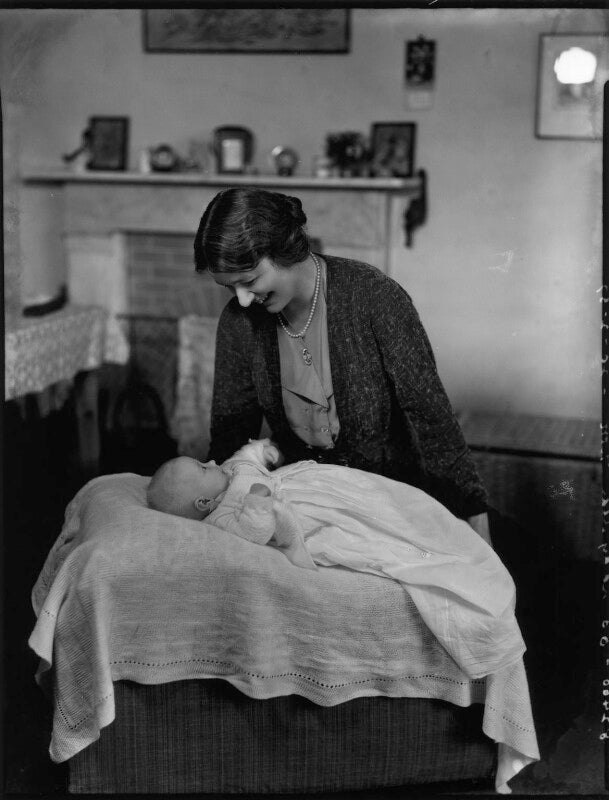 Meriel edith milicent oliver (née moore); hilda mary (née burrows), lady moore npg x152609