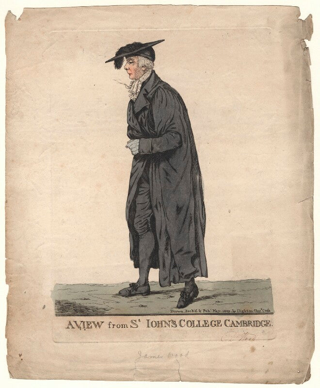 James wood ('a view from st john's college, cambridge') npg d4901