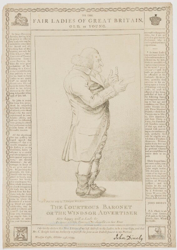 Sir john dineley (né dineley goodere), 5th bt npg d35189