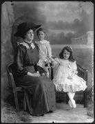 Lucinda Dorothea, Countess of Dunmore; Edward David Murray, Viscount Fincastle; Lady Marjorie Hilda Stirling NPG x33069