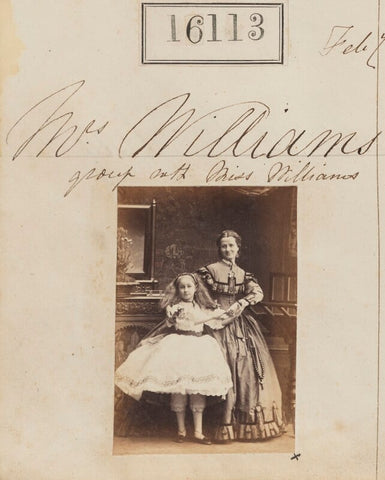 Mrs Williams; Miss Williams NPG Ax64033