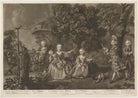 The Children of Frederick and Augusta, Prince and Princess of Wales NPG D33050