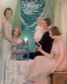 Eva Carrington and her four daughters NPG x222158