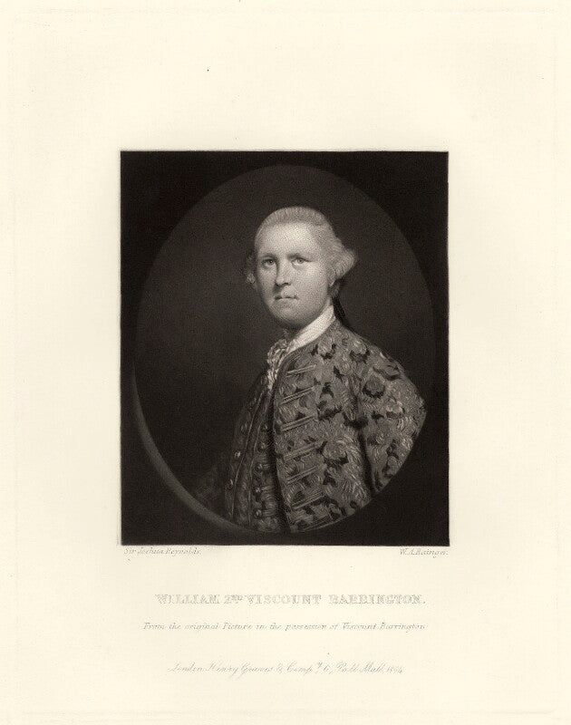 William wildman barrington, 2nd viscount barrington npg d23470