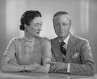 Wallis, Duchess of Windsor; Prince Edward, Duke of Windsor (King Edward VIII) NPG x32649