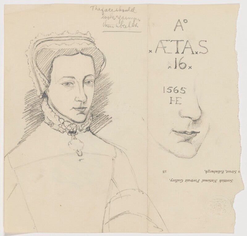 Lady mary fitzalan, duchess of norfolk, formerly identified as mary, queen of scots npg d21663