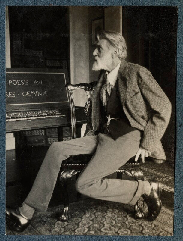 'the poet laureate' (robert bridges) npg ax142024