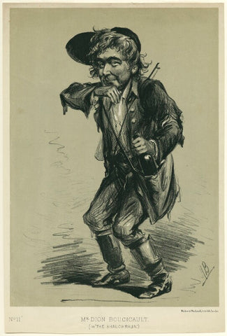 Dion Boucicault (in 'The Shaughraun') NPG D17097