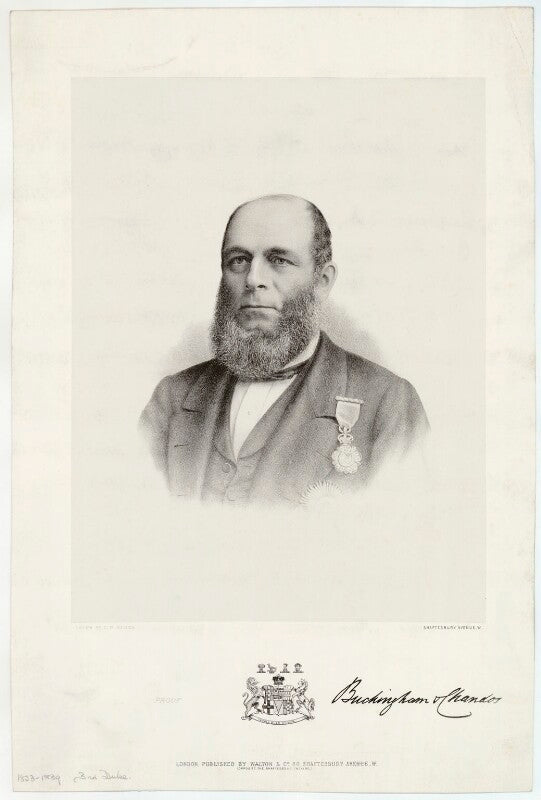 Richard grenville, 3rd duke of buckingham and chandos npg d32301