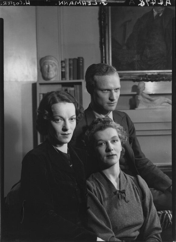 (rudolph) john frederick lehmann; beatrix lehmann; rosamond nina lehmann npg x24885