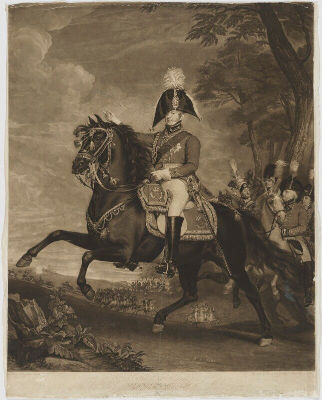 Hrh the prince of wales at a review npg d10983