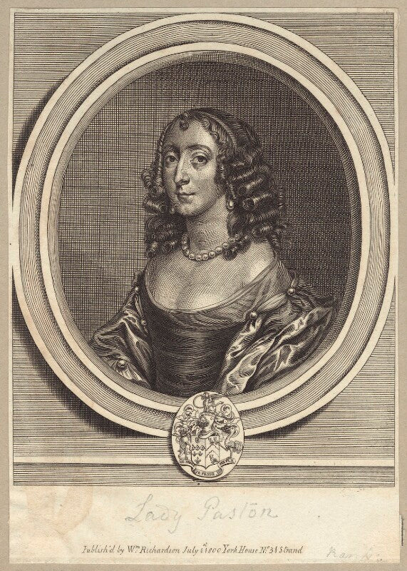 Margaret (née hewitt, later mrs strode), lady paston npg d29187