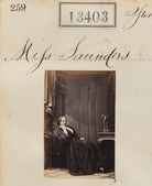 Miss Saunders NPG Ax63036