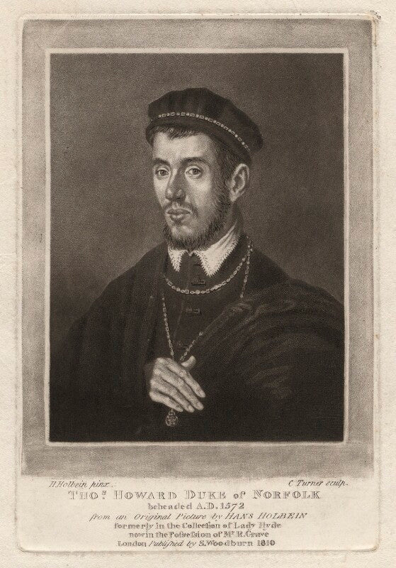 Unknown man, formerly known as thomas howard, 4th duke of norfolk npg d3728