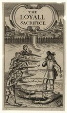 Sir Charles Lucas in the title page to ''The Loyall Scarifice'' NPG D27194