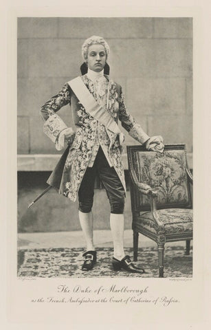 Charles Richard John Spencer-Churchill, 9th Duke of Marlborough as the French Ambassador at the Court of Catherine of Russia NPG Ax41117