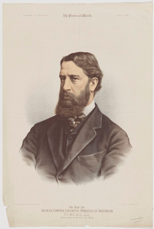 Spencer compton cavendish, 8th duke of devonshire npg d35162
