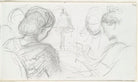 Sketch of three unknown women NPG D23146(64)